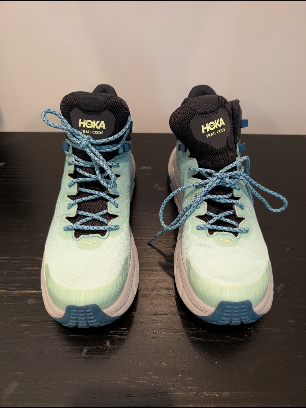 HOKA Trail Code Mint/Teal Trail Running Shoes